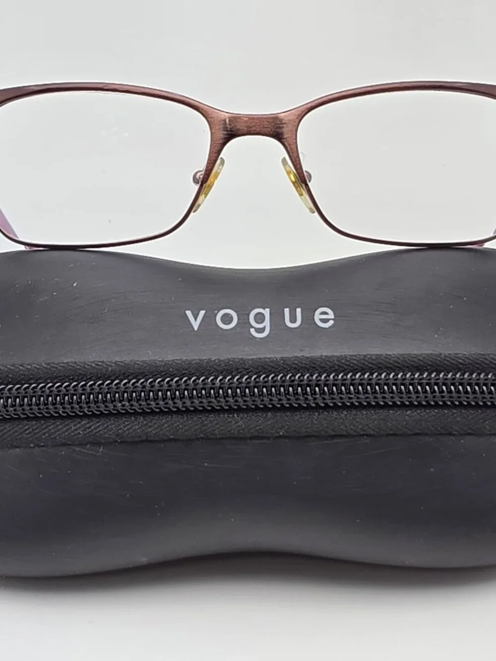 Vogue VO3918 934 Brushed Brown Cat Eye Eyeglasses Frame w/ Flexhinge and Case